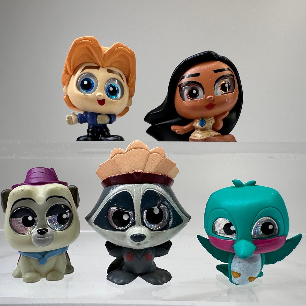 Disney Doorables POCAHONTAS COMPLETE SET SERIES 5 John Smith Meeko Percy Flit